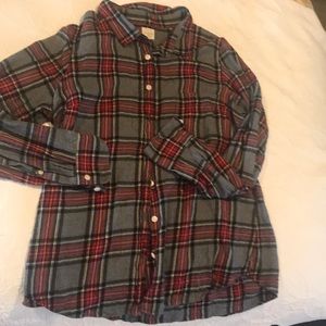 JCrew Ladies Flannel size L